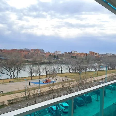 El Balcon Del Ebro By Alogest- Vistas, Piscina Y 2 Parking Zaragoza
