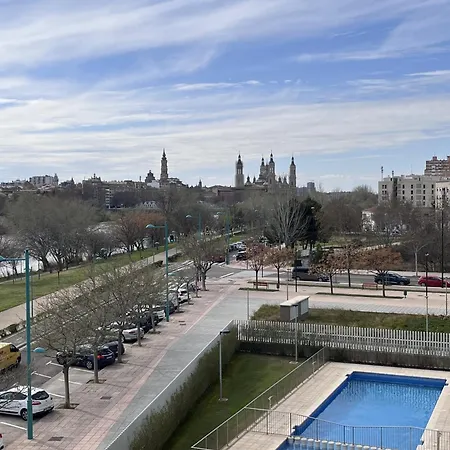 El Balcon Del Ebro By Alogest- Vistas, Piscina Y 2 Parking Lejlighed *