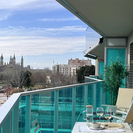 El Balcón Del Ebro By Alogest- Vistas, Piscina Y 2 Parking Apartamento