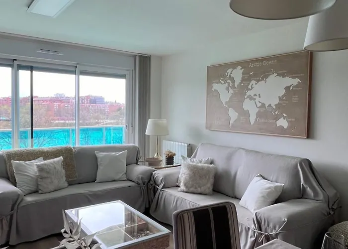 El Balcon Del Ebro By Alogest- Vistas, Piscina Y 2 Parking Apartman Zaragoza