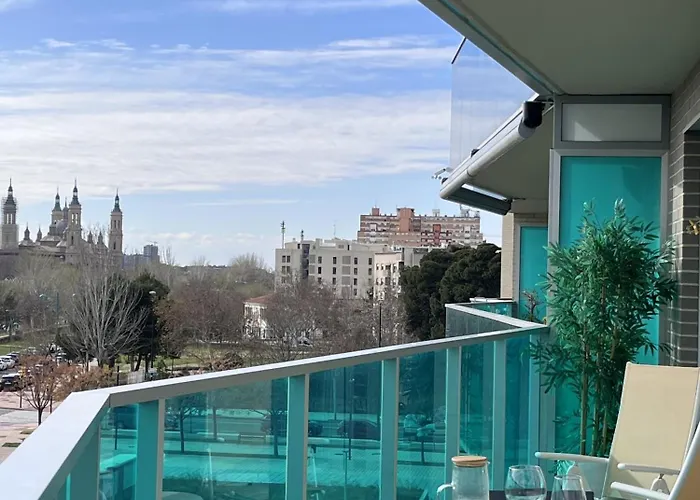 El Balcon Del Ebro By Alogest- Vistas, Piscina Y 2 Parking Apartman