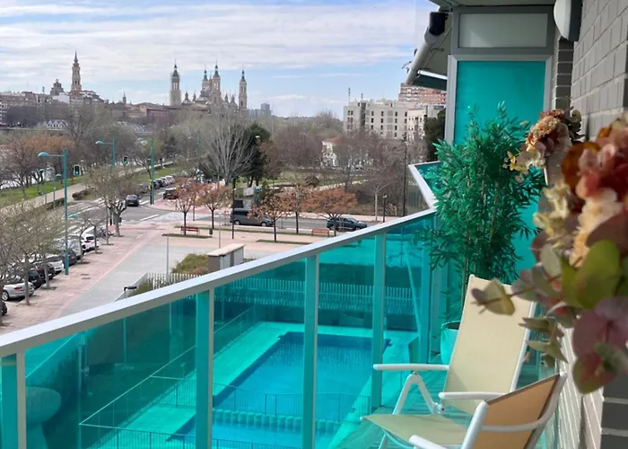 Apartman El Balcon Del Ebro By Alogest- Vistas, Piscina Y 2 Parking *